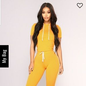 Fashion Nova Tennis Time Short Sleeve Set